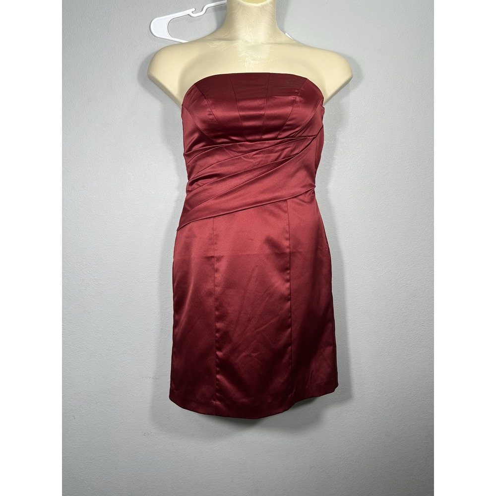 The Limited Formal Fancy Dress Red Strapless 6